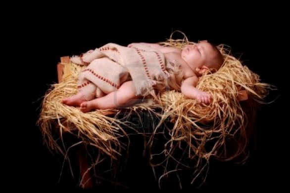 7352204-baby-jesus-asleep-in-the-manger - Copy
