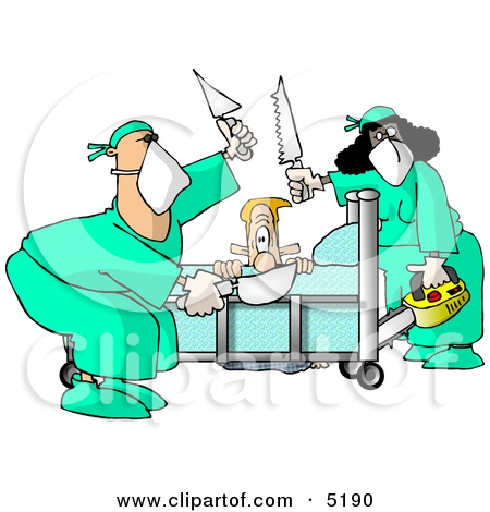 patient-getting-some-of-his-limbs-amputated-by-doctors-at-a-hospital-zpfxhl-clipart